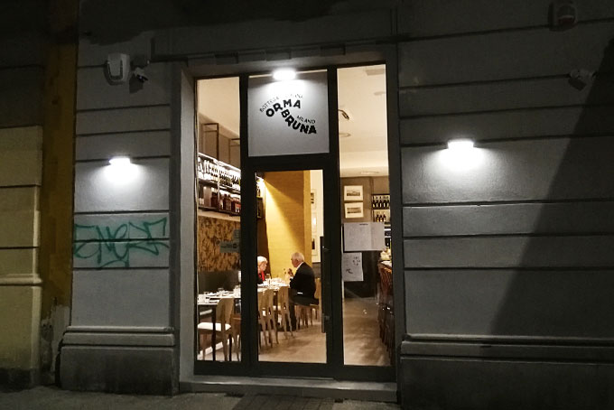 Orma Bruna ristorante Milano