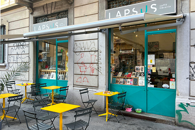 caffe letterari milano mangiare bere libreria lapsus